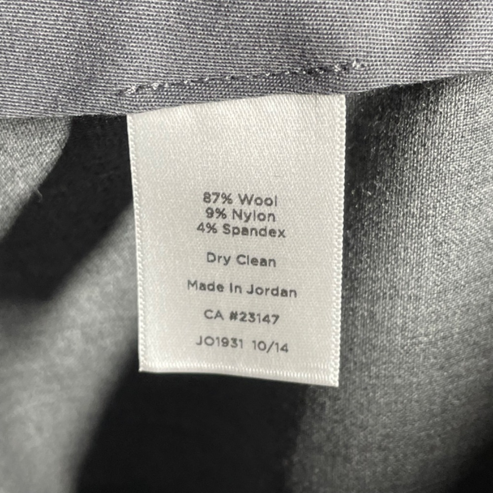 NEW Talbots Pants Womens 12 petite gray heritage straight leg classic - Picture 6 of 9